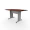 Linea Italia Boat Multipurpose Conference Table, 40" W, 60" L, 30" H, Wood Top, Cherry ZUC118 - alternate 6